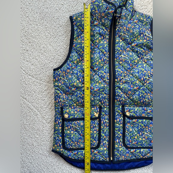 J. Crew quilted vest - special Liberty Print - Picture 2 of 4